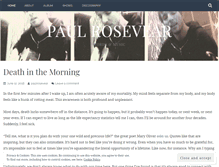 Tablet Screenshot of paulrosevear.wordpress.com