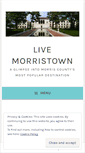 Mobile Screenshot of livemorristown.wordpress.com
