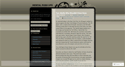 Desktop Screenshot of mentalpushups.wordpress.com