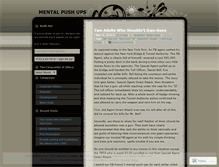 Tablet Screenshot of mentalpushups.wordpress.com