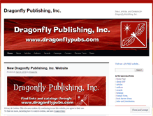 Tablet Screenshot of dragonflypubs.wordpress.com