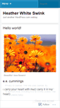 Mobile Screenshot of heatherwswink.wordpress.com
