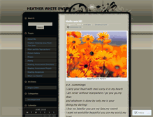 Tablet Screenshot of heatherwswink.wordpress.com