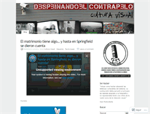 Tablet Screenshot of despeinandoelcontrapelo.wordpress.com