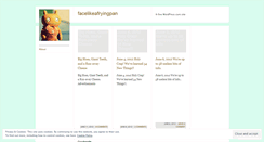 Desktop Screenshot of facelikeafryingpan.wordpress.com