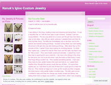 Tablet Screenshot of nanuksigloocustomjewelry.wordpress.com