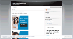 Desktop Screenshot of posteremporium.wordpress.com