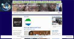 Desktop Screenshot of peaceliberationparty.wordpress.com