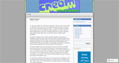 Desktop Screenshot of creamfilledblog.wordpress.com
