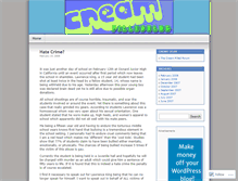 Tablet Screenshot of creamfilledblog.wordpress.com