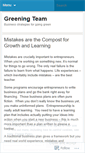 Mobile Screenshot of greeningteam.wordpress.com