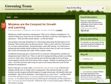 Tablet Screenshot of greeningteam.wordpress.com