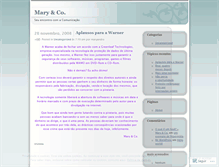 Tablet Screenshot of maryandco.wordpress.com