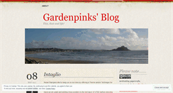 Desktop Screenshot of gardenpinks.wordpress.com