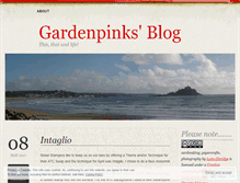 Tablet Screenshot of gardenpinks.wordpress.com