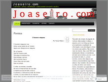 Tablet Screenshot of joaseiro.wordpress.com