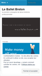 Mobile Screenshot of leballetbreton.wordpress.com