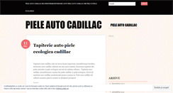 Desktop Screenshot of pieleautocadillac.wordpress.com.pieleautocadillac.wordpress.com