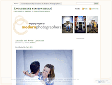 Tablet Screenshot of engagementpictures.wordpress.com