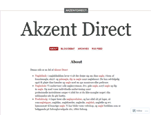 Tablet Screenshot of akzentdirect.wordpress.com