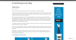 Desktop Screenshot of coskufertingercmp.wordpress.com
