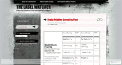 Desktop Screenshot of labelwatcher.wordpress.com