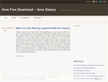 Tablet Screenshot of onlinearesgalaxy.wordpress.com