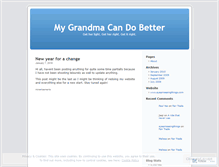 Tablet Screenshot of mygrandmacandobetter.wordpress.com