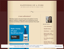 Tablet Screenshot of happinessonafork.wordpress.com