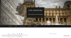 Desktop Screenshot of lifeaperture.wordpress.com