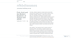 Desktop Screenshot of nfkbdiseases.wordpress.com