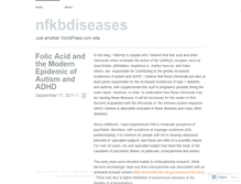 Tablet Screenshot of nfkbdiseases.wordpress.com