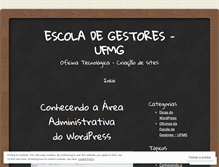 Tablet Screenshot of escolagestores.wordpress.com