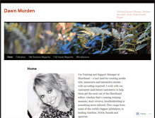 Tablet Screenshot of dawnmurden.wordpress.com