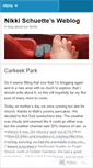 Mobile Screenshot of nikkischuette.wordpress.com