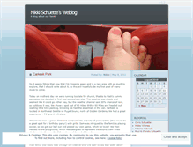 Tablet Screenshot of nikkischuette.wordpress.com