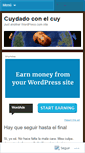 Mobile Screenshot of cuydadoconelcuy.wordpress.com