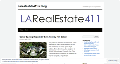 Desktop Screenshot of larealestate411.wordpress.com