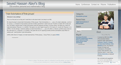 Desktop Screenshot of hassanalavi.wordpress.com