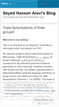 Mobile Screenshot of hassanalavi.wordpress.com