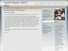 Tablet Screenshot of hassanalavi.wordpress.com