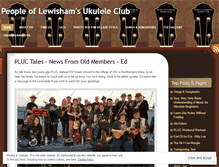 Tablet Screenshot of lewishamukulele.wordpress.com