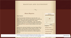 Desktop Screenshot of garygoodmanmagic.wordpress.com