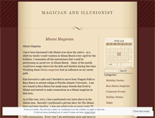 Tablet Screenshot of garygoodmanmagic.wordpress.com