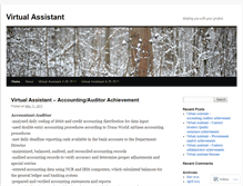 Tablet Screenshot of dailyvirtualassistant.wordpress.com