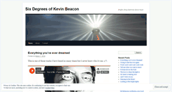 Desktop Screenshot of kevinbeacon.wordpress.com