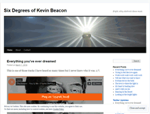 Tablet Screenshot of kevinbeacon.wordpress.com