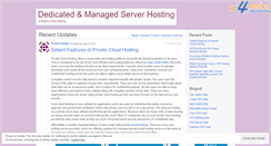 Desktop Screenshot of managedserverhosting.wordpress.com