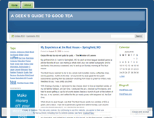 Tablet Screenshot of geektoatea.wordpress.com