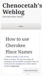 Mobile Screenshot of chenocetah.wordpress.com